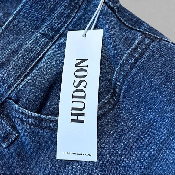 NWT Hudson Jolene Wide Leg Jeans Walker Dark Wash High Rise 30x32